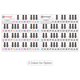 thumbnail image 2 of Adhesivos Pegatinas de teclado de piano para teclas de 37/49/61/88 teclados extraíbles transparentes letras negras más grandes para niños principiantes Práctica de aprendizaje de piano Meterk Adhesivos, 2 of 6