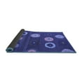thumbnail image 2 of Ahgly Company Indoor Square Abstract Blue Contemporary Area Rugs, 7' Square, 2 of 4