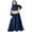 Z2 Blue, variant on Toddler Baby Kid Girls Ramadan Abaya Dubai Robe Traditional Clothing Dress