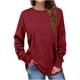 thumbnail image 1 of Puntoco Moda Mujer Otoño Invierno Sólido Cuello Redondo Jersey Manga Larga Tops Puntoco Puntoco-3660, 1 of 4