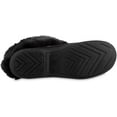thumbnail image 2 of isotoner Women's Recycled Microsuede Mallory Boot Slipper, with Memory Foam, Black, 8.5-9 - 8229, 2 of 5