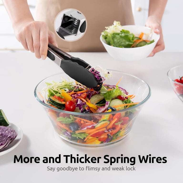 U-Taste 7-Inch Kitchen Tongs with Heat-Resistant Silicone photo 6