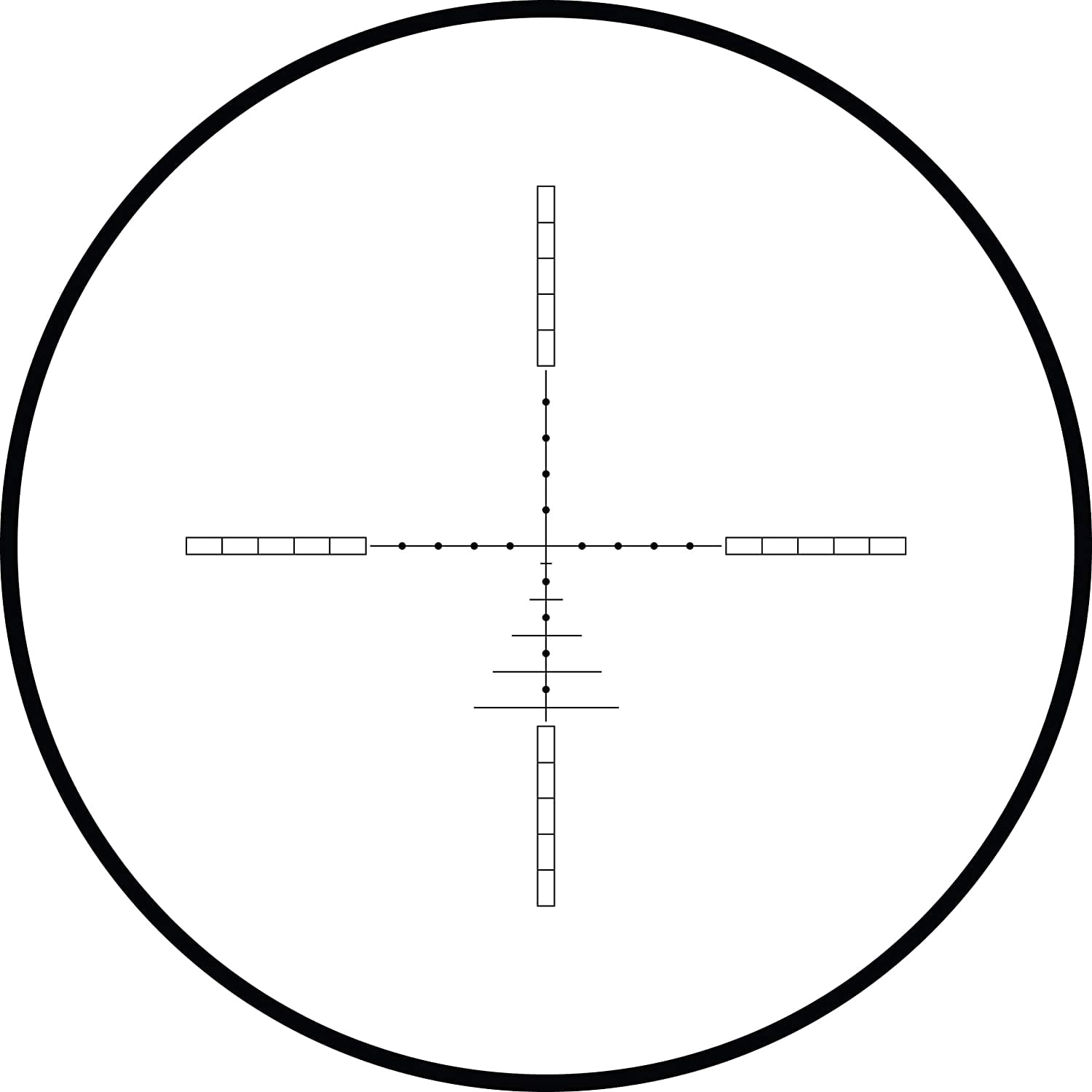 Hawke Sport Optics Airmax EV Rifle Scope, 3-9x40mm AO, 1in Tube, Second Focal Plane, AMX Reticle, Black