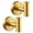 Golden, variant on 2 Pack Towel Hooks, Brushed Nickel SUS304 Stainless Steel Coat Robe Clothes Hook Modern Wall Hook Holder for Bathroom Kitchen Garage Hotel Wall Mounted