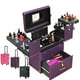 thumbnail image 2 of Caja de cosméticos con ruedas para mujer, maleta con ruedas, caja de herramientas de maquillaje de uñas, bolsa de viaje multifunción, equipaje rodante, novedad, 2 of 4