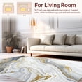 thumbnail image 2 of ODIKA 5'x7' Machine Washable Non-Slip Area Rug, Room Floor Modern Marble Effect High Traffic Rug, Gray, 133974, 2 of 7