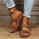 thumbnail image 5 of Sandalias informales de moda para mujer, zapatos de cuña, pantuflas para exteriores Wmkox8yii ytu8089, 5 of 6