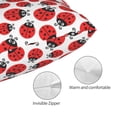 thumbnail image 5 of Salouo Cartoon Ladybug Pattern Pillow Cases,1PC Pillow Covers with Envelope Closure Decorative Pillow Case for Bed Couch,Pillows Not Included-16"x24", 5 of 6