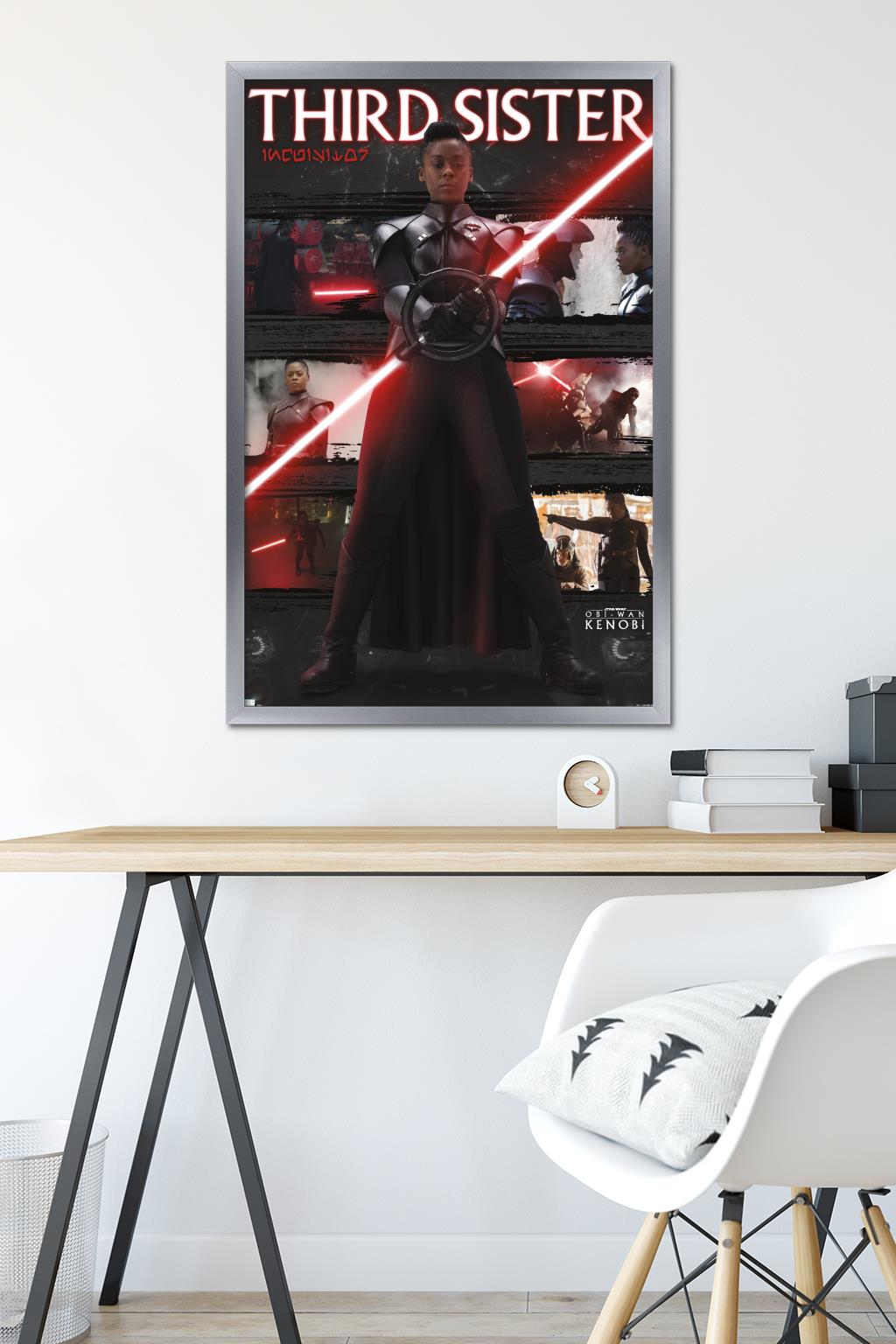 Star Wars: Obi-Wan Kenobi - Third Sister Wall Poster, 22.375" x 34" Framed