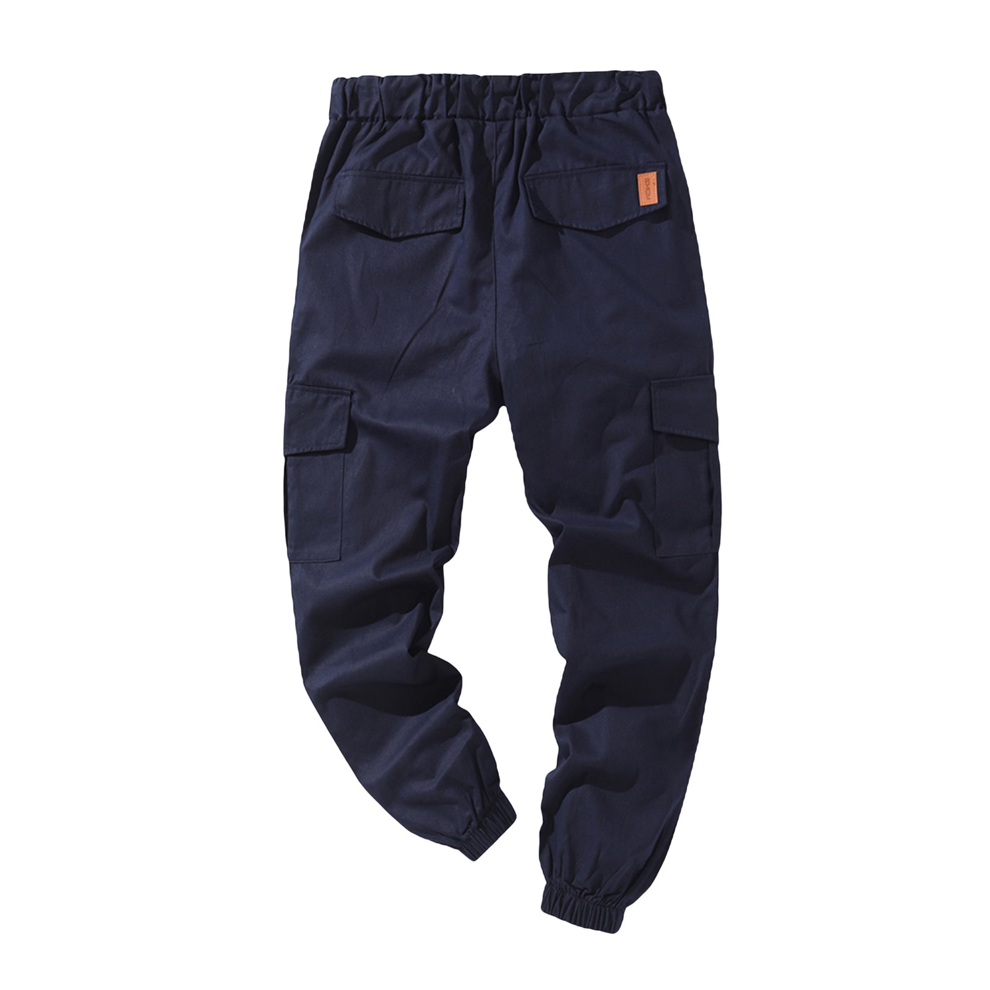 ★新品★CARGO SLACKS PANTS xiaxaixu Men Solid Color Cargo Trousers with Pockets, Loose