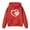 Red, variant on Cute Hoodies for Teen Girls Women Graphic Sweatshirt Long Sleeve Aesthetic Clothes Children Hoodie