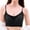 Black, variant on Women Wirefree office Bra Seamless Ice Silk Wireless Bra 3/4 Cup Sling Beauty Vest with Thin Comfortable Shoulder Straps L Yellow