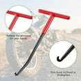 thumbnail image 2 of 2pcs Exhaust Spring Puller Tool Motorcycle Exhaust Spring Hooks, T Handle Exhaust Spring Hooks Snowmobile Spring Puller, 2 of 8