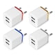 thumbnail image 5 of Matsuzay UE enchufe 3.1A Universal 2 puertos USB de pared adaptador de viaje para Teléfono y Comunicación No. 4, 5 of 6