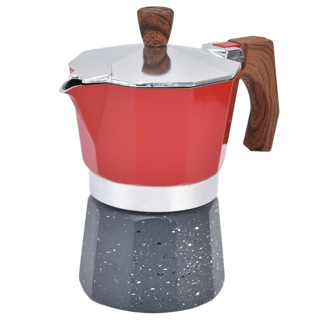 Herramienta de café, cafetera para estufa, cafetera octogonal octogonal, cafetera para estufa, rendimiento probado