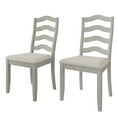 thumbnail image 3 of Castle Place Simple Timeless Wooden Dining Chair, Set of 2, White, 3 of 8