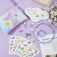 thumbnail image 3 of Armscye Crossbody Bag for Girls with 9 Pcs Mermaid Jewelry, Mermaid Kid Costume Jewelry and 5 Sheets Tattoo Sticker, Play Jewelry with Necklace Bracelet Earrings Hair Clips Ring Bands, 3 of 7