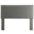 thumbnail image 1 of WHI 151-893D/Q-GY Leon 54 & 60 in. Headboard Only, Grey, 1 of 1