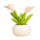 thumbnail image 3 of Estatua de resina artificial figura artística decoración de bonsai artesanía de interior ornamento de interior plantas falsas para sala de mesa Estilo D, 3 of 9