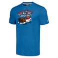 thumbnail image 2 of Unisex Homage Royal Buffalo Bills Holiday Tri-Blend T-Shirt, 2 of 3