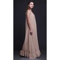 thumbnail image 2 of Bimba Robe de Nuit à Bretelles Spaghetti, Motif Floral et Rose, Marron Clair, Grande Taille, 2 of 5