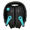 thumbnail image 4 of Walker’s Razor Slim Electronic Muffs (Black/Teal) with Shooting Glasses, 4 of 4