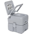 thumbnail image 4 of ZENY 6.6 gal Portable Traveling Camping Toilet 17.3 x 13.4 x 16.9", Gray, 4 of 12