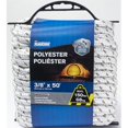 thumbnail image 1 of Mibro 342791BG 0.38 in. x 50 ft. Polyester Diamond Braid Rope, White & Grey, 1 of 1