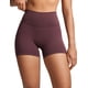thumbnail image 1 of Shorts Biker INGIA de Cintura Alta 4" Sin Costura Plumbrown XS, 1 of 6