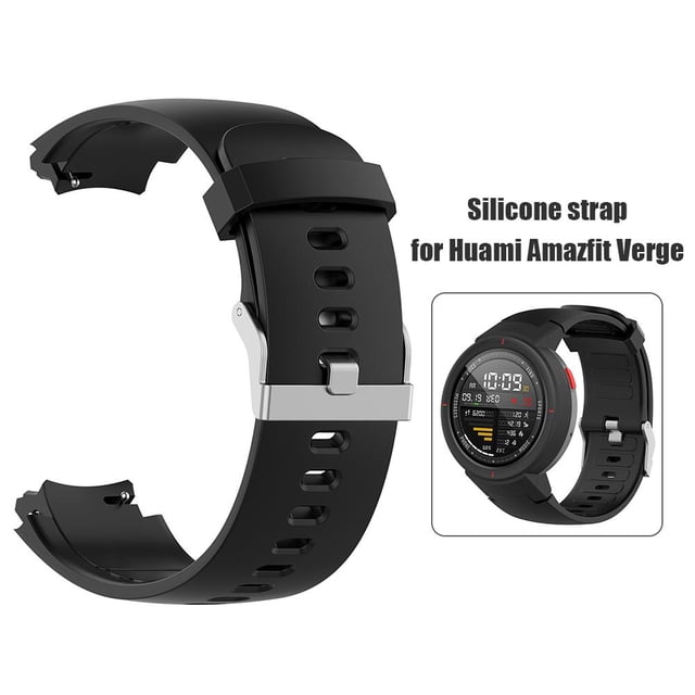 Reemplazo ajustable suave silicona bandas pulsera correas deporte muñeca correa cinturón para Amazfit Verge