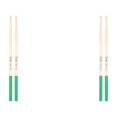 thumbnail image 2 of 1 Par Mazos Tambor 5A Baquetas Arce Piezas Instrumentos Musicales () Verde, 2 of 8