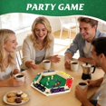 thumbnail image 4 of Juego Shut the Box Uowivi para 6 jugadores con tablero de madera y 16 dados, 4 of 7