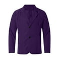 thumbnail image 4 of sususu Mens Sport Blazer,Men's Clothing Sets,Modern Business Casual Suit Jacket Solid Color Wear Versatile Everyday formal Attire Comfort Fit, 4 of 7