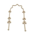 thumbnail image 4 of Cadena De Chupete De Silicona Cadena De Cordón De Chupete De Regalo Para Coche Recién Nacido Beige, 4 of 8