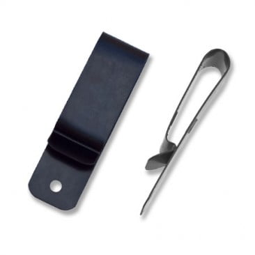 Metal belt clip (607), Black powder coated,