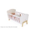 thumbnail image 1 of Janod - Candy Chic - Lit de Poupée - Berceau en Bois pour Poupée - Meuble Jouet - Jeu d'Imagination - Pour Tout-Petits - À partir de 3 Ans + - Multilingue - J05889., 1 of 9