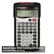 Calculated Industries PipeTrades Construction Portable Calculator with Armadillo Hard Case, Black (5 5/8 L x 3 W x 5/8 D)