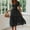 Black, variant on ZZwxWA Womens Beach Vacation Summer Dresses Polka Dot High Waist Tiered Flowy Long Dresses Trendy Casual Resort wear Clothes