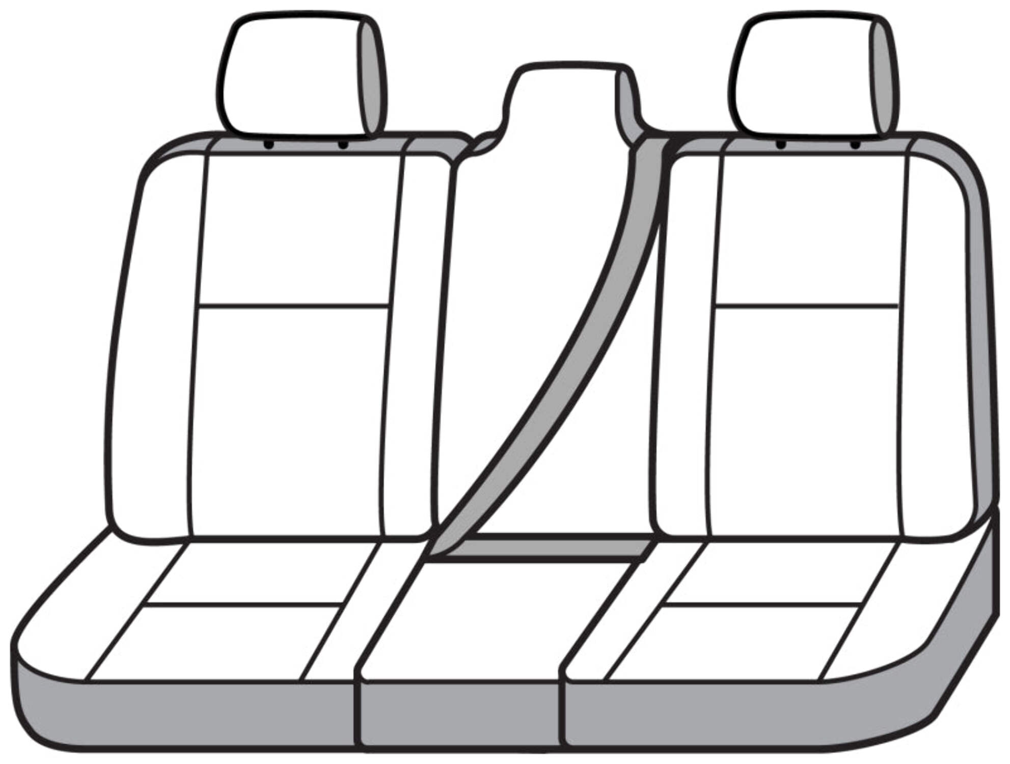 Covercraft 19-21 Chevrolet Silverado Carhartt PrecisionFit Custom Front Row Seat Covers - Gravel