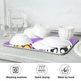 thumbnail image 5 of Iauyy Dish Drying Mat for Kitchen Counter, Super Absorbent & Hanging 16x18 / 18x24 Inch (S/M) Bold and Eye-catching, 5 of 8