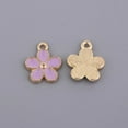 thumbnail image 4 of EHJRE 10Pcs Enamel Flower Charms Pendants for Jewelry Making Bracelets DIY, 4 of 8