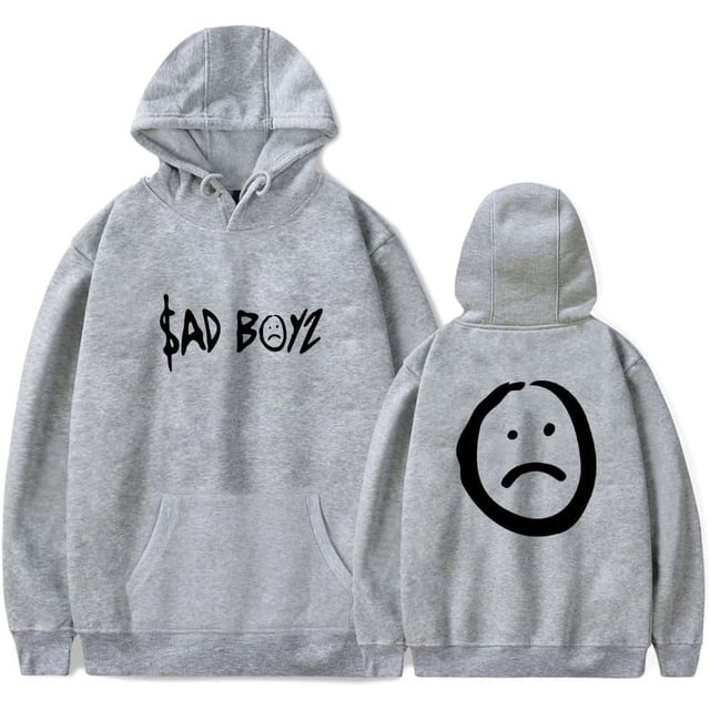 Junior H Chandail à Capuchon Sad Boyz Tour Merch Automne Femmes Hommes Chandail à Manches Longues Rappeur Chandail Mode Urbaine