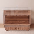 thumbnail image 6 of Hamster Cage with Storage Cabinet,Large Hamster Encloure Chew Proof Wood,Clear View Hamster Habitat for Guinea Pig, Ferret, Rat, Hedgehog, 6 of 6