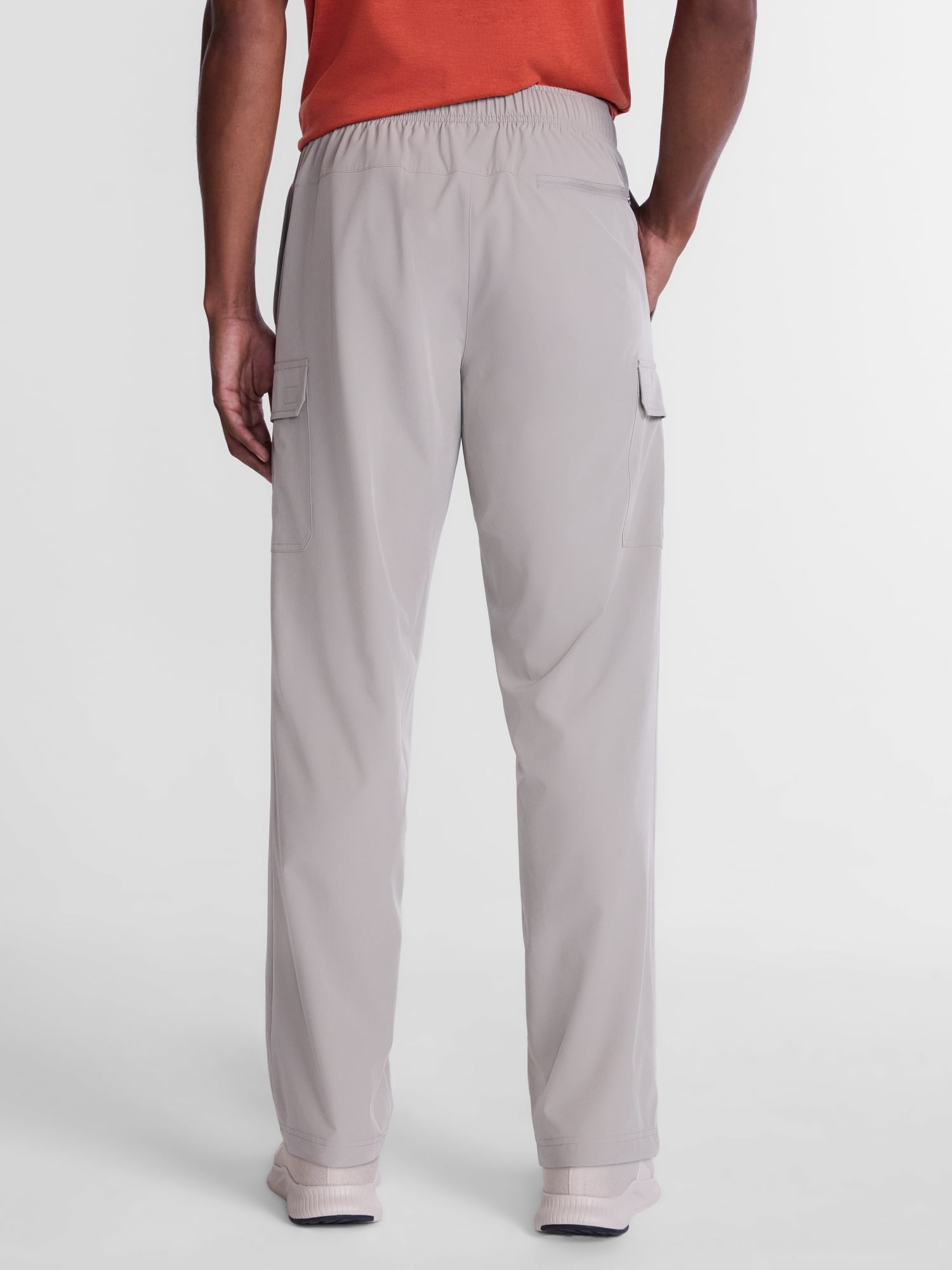 Athletic Works Woven Cargo Open Hem Active Pants, Men's Sizes S-4XLT