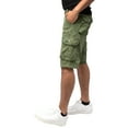 thumbnail image 4 of RAW X Mens Belted 12.5" Inseam Knee Length Cargo Shorts, Grass, 42, 4 of 7