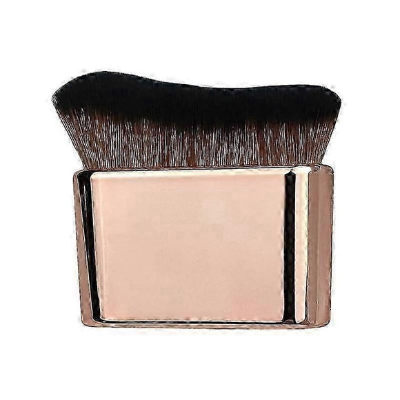 2 PCS Tanning Brush, Body Makeup Brush Self Tanner Brush for Body Kabuki Foundation Brush Body Makeup Blend & Blur Tan BrushBlack Rose Gold