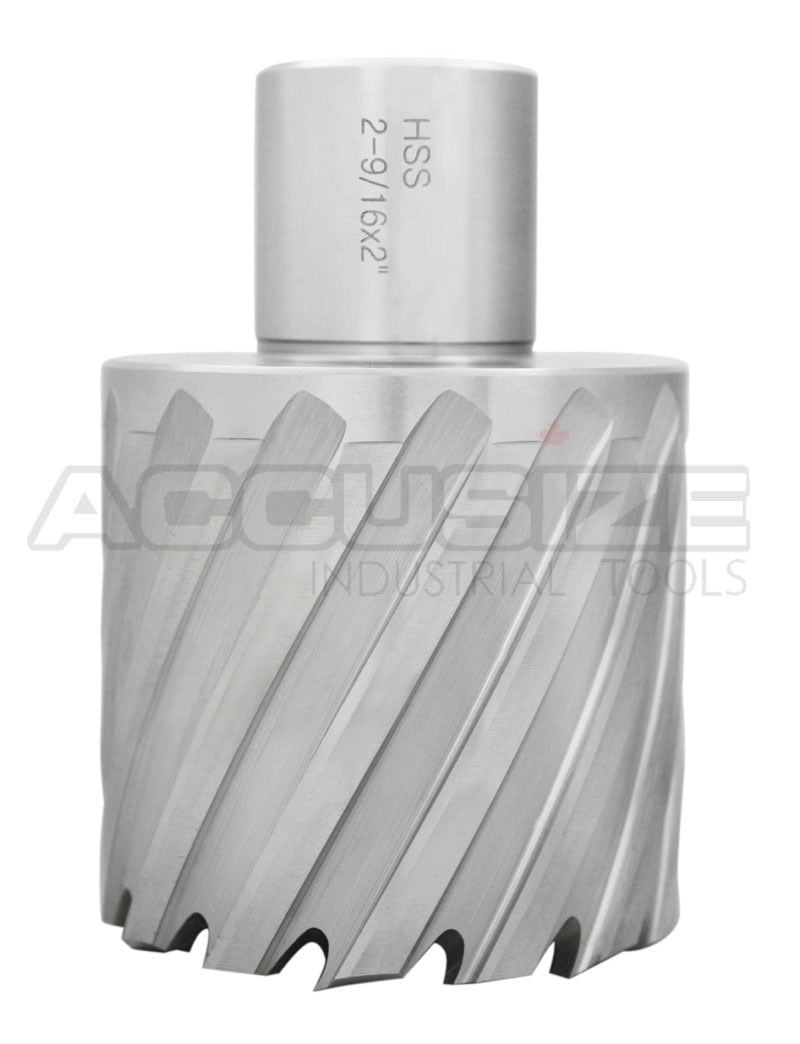 Accusize 29/16'' Cutting Dia, 11/4'' Weldon Shank, 2'' Cutting Depth