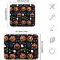 thumbnail image 3 of Coolnut Halloween Ghost Pumpkin Dish Drying Mat Absorbent Reversible Drying Pad Dish Drainer Rack Mat for Kitchen Countertops Sinks,16"x18", 3 of 6
