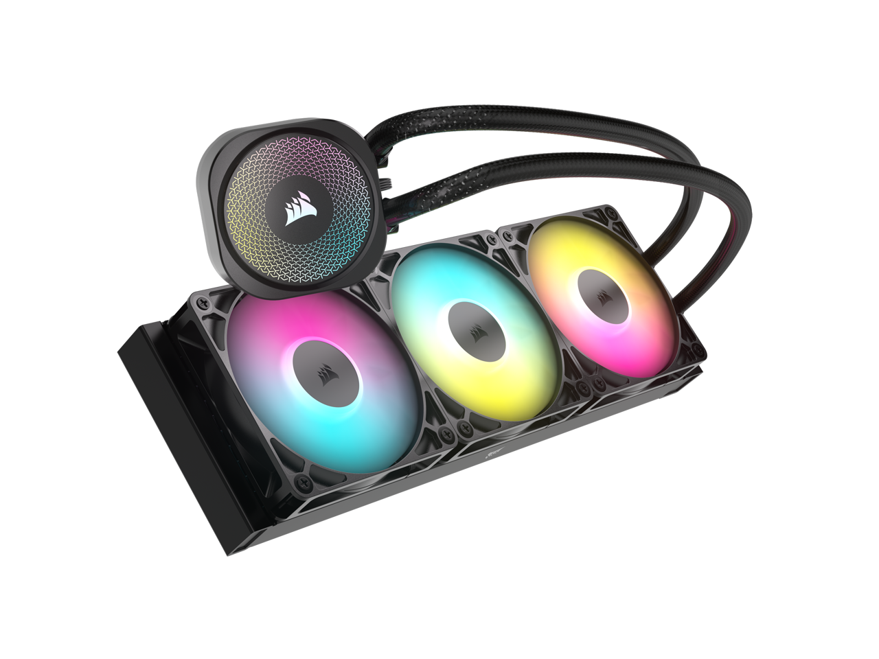 CORSAIR NAUTILUS 360 RS ARGB Liquid CPU Cooler – RS120 ARGB Fans – Fits Intel® LGA 1851, AMD® AM5/AM4 – Simple Daisy-Chain Connections - Direct Motherboard Connection