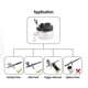 thumbnail image 3 of Scienceny Pulverizador de aerógrafo, olla de limpieza, compresor, filtrado, sellado de botellas de vidrio, contenedor a prueba de fugas, Herramientas eléctricas, 3 of 6